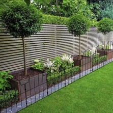 CetKing Çiti 10 Lu Set 330CM Model - 2 Siyah Hobi Bahçesi, Çiçek, Sebze, Mini Bahçe