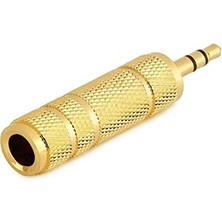 CetKing Joes Td1 Kablo Jak Dönüştürücü Jack Gitar Çevirici Dişi 6.5mm - Erkek 3.5mm