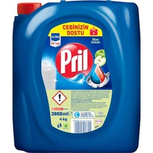 CetKing Elma Kokulu Elde Yıkama Sıvı Bulaşık Deterjanı 1 x 4 kg , Elma 4kg