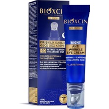 CetKing Age Reverse Gece Göz Kremi 15 ml – Retinol, Kolajen, Hyaluronik Asit ve Bitkisel Kompleks Içerikli – Kırışıklık Karşıtı ve Aydınlatıcı Etki