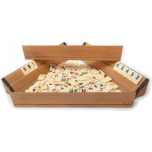 CetKing Dekoratif Sağlam Ağaç Okey Takımı Eser