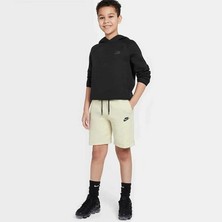 Nike Sportswear Tech Fleece Unisex - Fermuarlı Cep Rahat Tasarım - Çocuk Şort FD3289