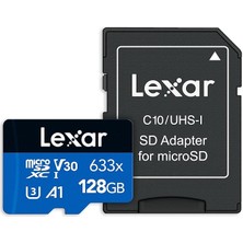 CetKing 128GB 633X Microsdxc Uhs-I U3 100/45 Mb/sn Yüksek Performanslı Microsd Hafıza Kartı
