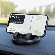 CetKing Store Numaratörlü Telefon Tutacağı – Araç Içi Kaymaz Masaüstü Stand, Geçici Park Numarası Göstergeli,