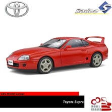 Scowetto Toyota Supra 1/18 Ölçek Diecast Metal Model Araba