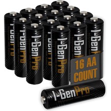 CetKing Pro P133 16 Adet Aa 2950 Mah Şarj Edilebilir Kalem Pil 1.2V Ni-Mh Şarjlı Pil