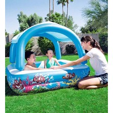 CetKing - Bestway Gölgelikli Oyun HAVUZU-147X147X122CM - 52192