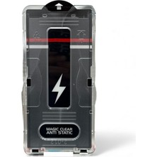 Teleplus iPhone 15 Plus Antistatik Otomatik Kitli Hizalamalı Aparatlı Ekran Koruyucu