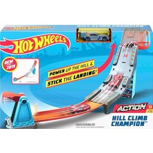 CetKing Wheels Şampiyonluk Parkuru Yarış Seti, Hill Climb Champion Pist Seti, Fırlatıcılı GBF83