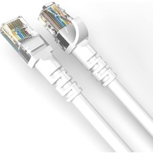 CetKing 15 Metre Cat6 Network-Ağ-Ethernet Kablosu Beyaz