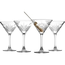 CetKing Tımeless Kokteyl Kadehi 230 cc 4'lü Hediyelik Kutu