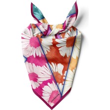 A107 Modabutik Karışık Renkli Çiçekli Bandana