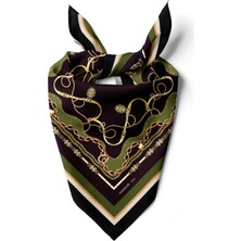 E117 Zıncır Barok Tasarımlı Bandana