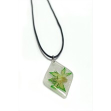 Miray Life Tesbih Çiçeği Baklava Dilimli Epoksi Kolye