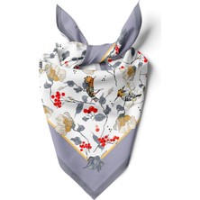 H24 Modern Kuş Desenli Bandana DG12231