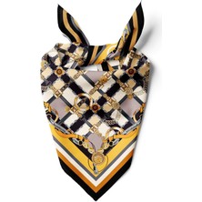 B94 Chaın Belt Desenlı Bandana DG12228