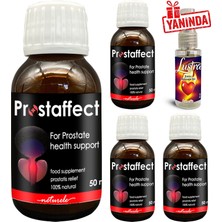 Prostaffect 4 Şişe Şurup Erkekler Için Çok Özel 50 ml Içecek + (Yanında) Lustra Masaj Yağı