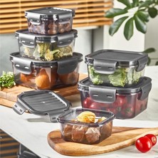 CetKing Life 6 Adet Vakumlu Sızdırmaz Saklama Kabı Seti 400ML 800ML 1400ML MIT1087