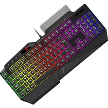 CetKing Gamenote KB488L Gaming Rgb Işıklı Oyuncu Klavyesi - Antighosting