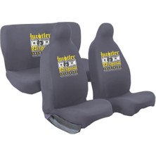 CetKing Mirsepet Subaru Xv Ile Uyumlu Oto Koltuk Kılıfı Gri 4 Parça Tasarım Logo Hustle