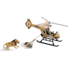CetKing 42476 Kurtarma Helikopteri Oyuncak Figürü, Çok Renkli