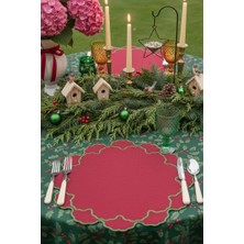 REF Crea Flora 2li Amerikan Servis Kırmızı - Yeşil