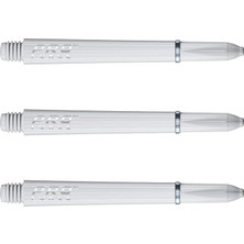 CetKing Pro-Force Dart Shafts Beyaz Medium