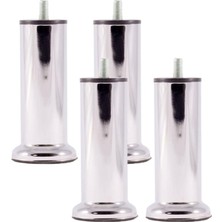 CetKing cm Baza Ayağı Koltuk Ayağı Kanepe Ayağı Civatalı 3/8" (Kalın Diş) (4 Adet) Renkli