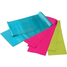 CetKing 3'lü Pilates Egzersiz Bandı Slikon Esnek 90CM Aerobik Çalışma Lastiği Evde Spor Sıkılaşma