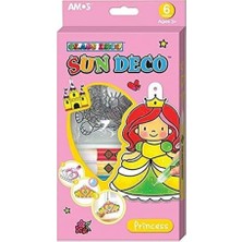 CetKing SD10P6-P Cam Boyama Seti Sun Deco Prensesler 10.5ml*6, 6 Renk