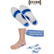 Ark Takviyeli Anatomik Silikon Ayakkabı Tabanlığı, Rahat ve Destekli Kullanım