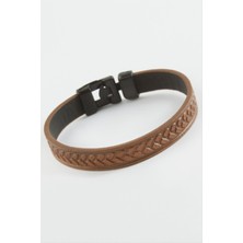 Çiçek Kaliteli Suni Deri Bileklik