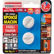 CetKing 53.03.049 Epoksi Macun Yapıştırıcı, Beyaz