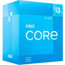 CetKing Core I3-12100F 3.30GHZ 4 Çekirdek 12MB L3 Önbellek Soket 1700 Işlemci