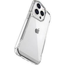 CetKing iPhone 14 Pro Max Için Defend Serisi Kristal Berraklığında Ultra Şeffaf Arkası Sert Polikarbonat Kenarları Yumuşak Silikon Super Koruyucu Özellikli Kılıf (Şeffaf, 14 Pro Max)