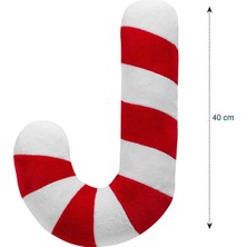 Okavango Yılbaşı Ağacı Süsü Yılbaşı Pelüş Şekerli Renkli Noel Hadiyesi 40 cm