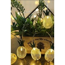 ÜçKol Ticaret Dekoratif Pilli Pineapple Ananas Pilli Şerit LED Işık (1 Metre)