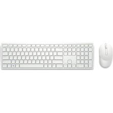 CetKing Pro Wireless Keyboard And Mouse - KM5221W - Turkish (Qwerty) - White