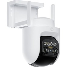 CetKing Dış Mekan Kamera CW700S Çift Lens 4mpx 2.5kp/t Gece Görüş Iki Yönlü Ses Beyaz Ip