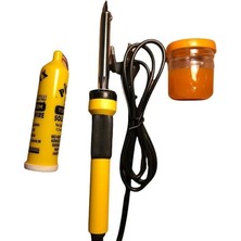 CetKing Profesyonel Kalem Havya Seti Lehim Tel Pasta 40W 3 Parça Işıklı