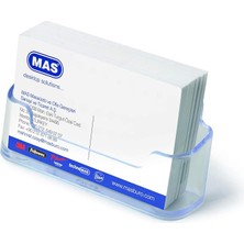 CetKing 486 Oval Şeffaf Kartvizitlik