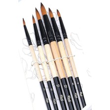 CetKing 080 Detay 6 Lı Fırça Seti Seri 03