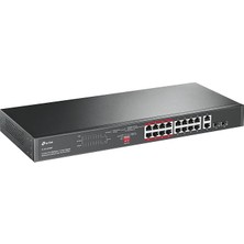 CetKing TL-SL1218MP, 16-Port 10/100MBPS + 2-Port Gigabit Unmanaged Poe Switch
