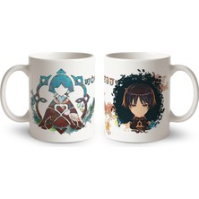 Define Moyas Genshin Impact Wanderer Avare Porselen Kupa Bardak – Anime Çift Taraflı Baskı – Parlak Yüzey