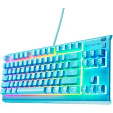 CetKing Apex 3 Tkl Rgb Suya ve Toza Dayanıklı Türkçe Gaming Klavye – Mavi