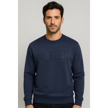 Ncs Jeans Erkek Sweatshirt Bisiklet Yaka Lacivert 1664