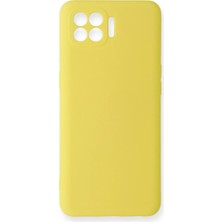 Eco Port Oppo Reno 4 Lite Kılıf Nano Içi Kadife Silikon - Sarı