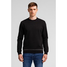 Ncs Jeans Erkek Sweatshirt Bisiklet Yaka Ncs Dsgn Siyah 1670