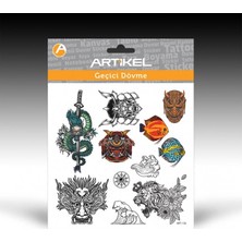 Artikel Artikel ART-124 Geçici Dövme 15,5 x 15,5 cm Geçici Tattoo