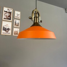 Bamyum Lema Turuncu Tekli Avize Gemici Eskitme Başlık Sarkıt Lamba Restoran Cafe Salon Avizeleri